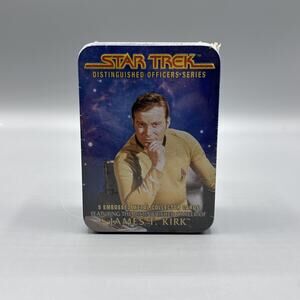 Star Trek Distinguished Officers Series Metal Collector Cards New Factory Sealed